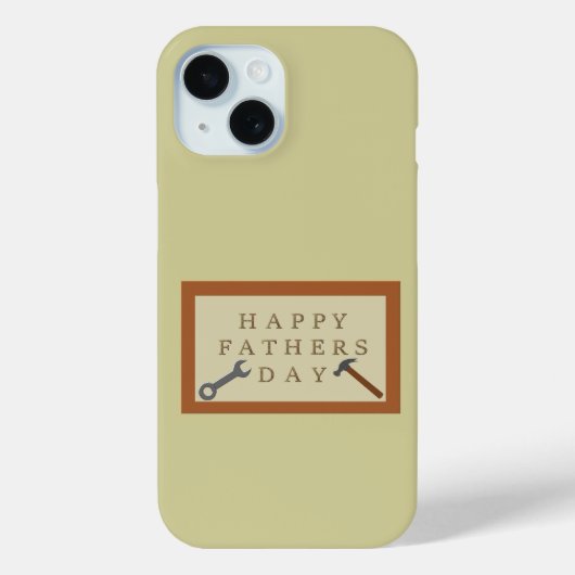 Vatertag Holzschild Case-Mate iPhone Hülle (Rückseite)