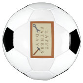 Vatertag Holzschild Fußball (Gedreht)
