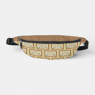 Vatertag Holzschild Gemustert Bauchtasche