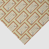 Vatertag Holzschild Gemustert Seidenpapier (Ausschnitt)