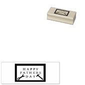 Vatertag Holzschild Gummistempel (Stempel)