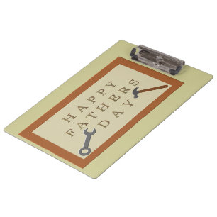 Vatertag Holzschild Klemmbrett