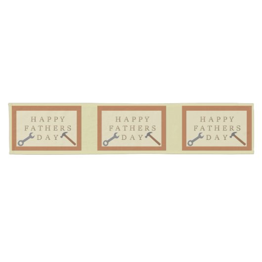 Vatertag Holzschild Kurzer Tischläufer (Horizontal)