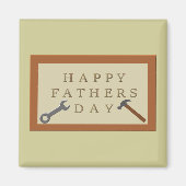 Vatertag Holzschild Magnet (Vorne)