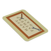 Vatertag Holzschild Magnet (Rechte Seite)