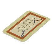 Vatertag Holzschild Magnet (Linke Seite)