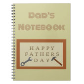 Vatertag Holzschild Notizblock (Vorderseite)