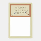 Vatertag Holzschild Post-it Klebezettel (Vorderseite)