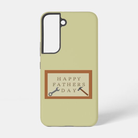 Vatertag Holzschild Samsung Galaxy Hülle (Rückseite)