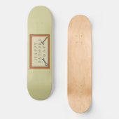 Vatertag Holzschild Skateboard (Vorderseite)