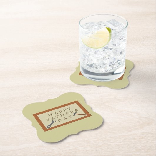 Vatertag Holzschild Untersetzer (Vor Ort)