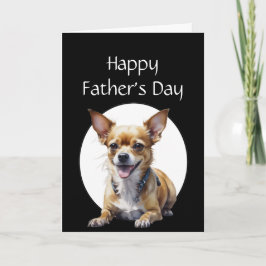 Vatertag Humor Chihuahua Hund Karte