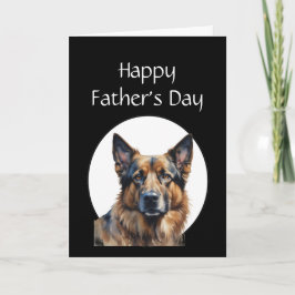 Vatertag Humor Deutscher Schäferhund Karte