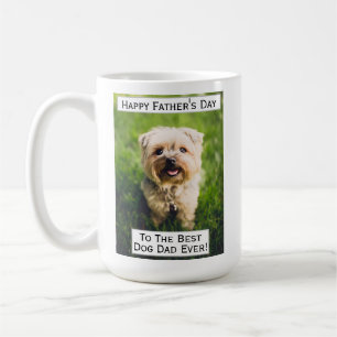 Vatertag Hund-Vater Best das beste Foto je Haustie Kaffeetasse