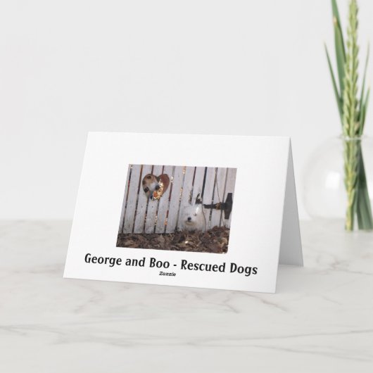 Vatertag Hunde Karte (Rückseite)