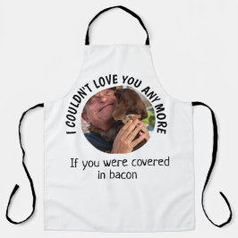 Vatertag Hundshunde Zitat Custom Foto Weiß Schürze