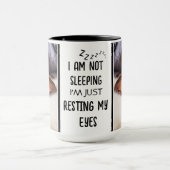 Vatertag Hunger Neue Papa Foto Tasse (Zentrum)