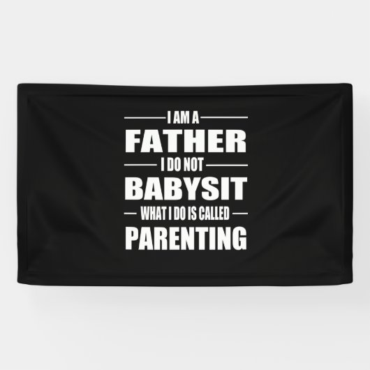 Vatertag | Ich bin Vater Banner (Horizontal)