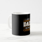 Vatertag Ich bin Vater des Zimmermanns Kaffeetasse (Vorderseite Links)