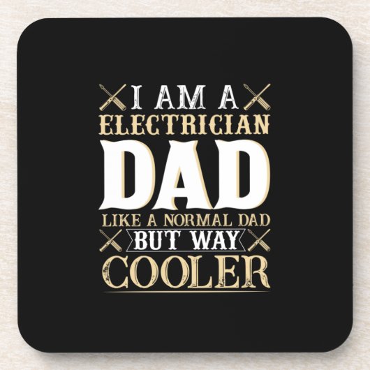 Vatertag Ich bin Vater Getränkeuntersetzer (Vorderseite)