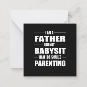 Vatertag Ich bin Vater Mitteilungskarte