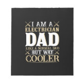 Vatertag Ich bin Vater Notizblock (Vorderseite)