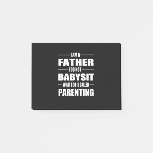 Vatertag | Ich bin Vater Post-it Klebezettel (Vorderseite)