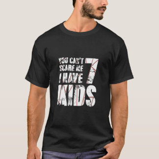 Vatertag Ich habe 7 Kinder Vater Papa Pop Eltern T-Shirt