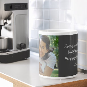 Vatertag Ich habe das beste Foto Jumbo-Tasse