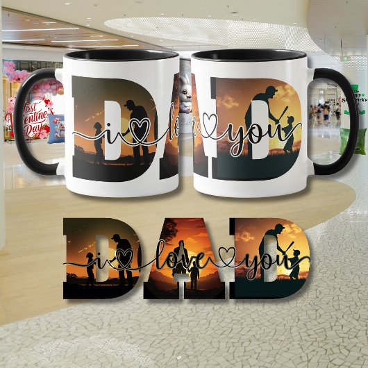 Vatertag "Ich Liebe dir Vater" Tasse