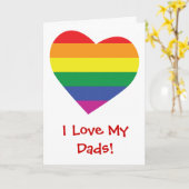 Vatertag Ich Liebe meine Väter Karte (Gelbe Blume)