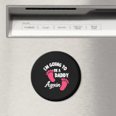 Vatertag | Ich werde wieder ein Papa sein Magnet (In Situ (Geschirrspüler))