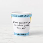 Vatertag ich Zitat 4 Kaffee Tasse (Vorderseite)