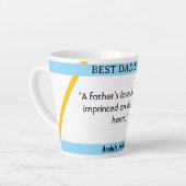 Vatertag ich Zitat 6 Kaffee Tasse (Linke Ecke)