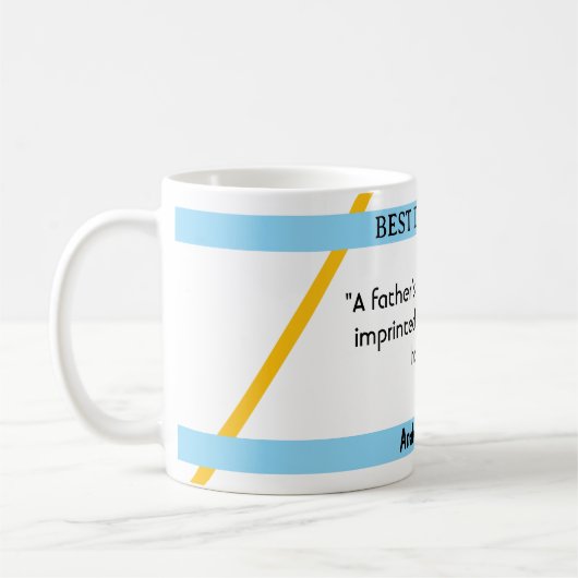 Vatertag ich Zitat 6 Kaffee Tasse (Links)