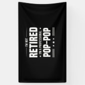 Vatertag | Im A Beruflich Pop Pop Banner (Vertikal)