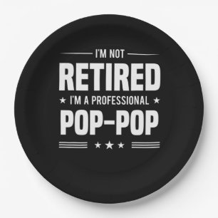 Vatertag Im A Beruflich Pop Pop Pappteller