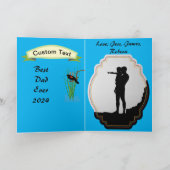 Vatertag individuell anpassbare Fangliekarte Dankeskarte (Innenseite)