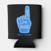 Vatertag Individuelle Name Foam Can Cooler Dosenkühler (Rückseite)