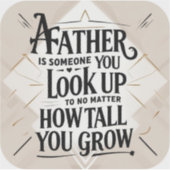 Vatertag Inspiration Aufkleber (Vorderseite)