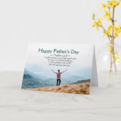 Vatertag, Inspiration Bibel Verse Psalm 32:8 Karte (Gelbe Blume)