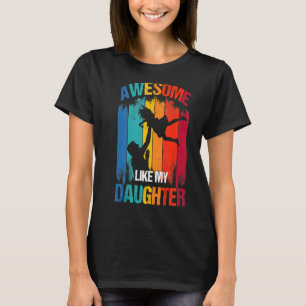 Vatertag ist großartig wie meine Tochter im Vintag T-Shirt