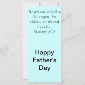 Vatertag Italien Foto & Lesezeichen (Rückseite)