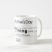 Vatertag Kaffeetasse (VorderseiteRechts)