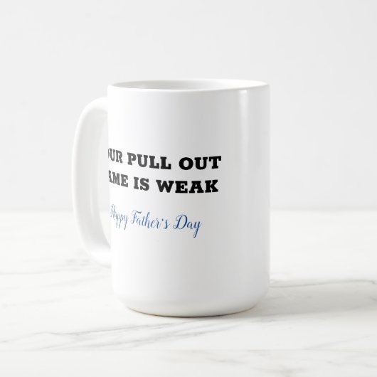 Vatertag Kaffeetasse (Vorderseite Links)