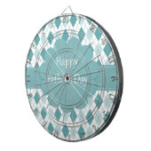 Vatertag kariert dartscheibe (Vorderseite rechts)