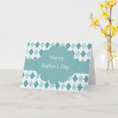 Vatertag kariert karte (Gelbe Blume)