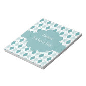 Vatertag kariert notizblock (Rotiert)