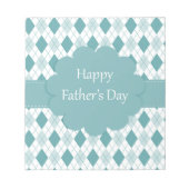 Vatertag kariert notizblock (Vorderseite)