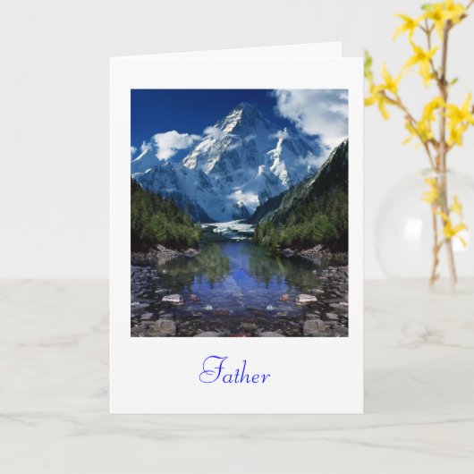 Vatertag Karte (Gelbe Blume)